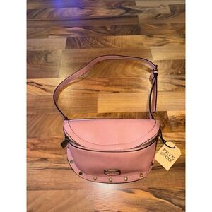 FRYE AND CO Blake Belt Bag Pink Leather Studded Zippered NEW cross body gift